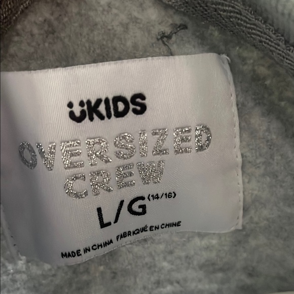 Gray University Kids Sweatshirt - Picture 2 of 5